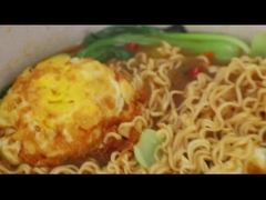 OEM অরিজিনাল হলুদ চাইনিজ স্পাইসি কাপ ইনস্ট্যান্ট নুডলস গরুর মাংস স্বাদ তেল ভাজা 183g*12