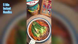 5 মিনিট মিষ্টি আলু নুডলস দ্রুত চাইনিজ খাবার