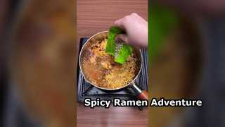 মশলাদার চংকিং হটপট রামেন দ্রুত খাবার